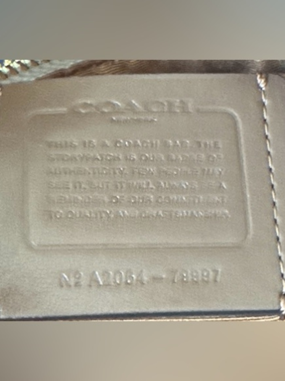 Coach Prairie Satchel Chalk White Pebbled Leather With Red Cherry Charm - Picture 12 of 13